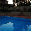 la piscina al tramonto